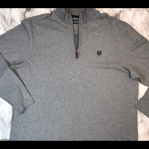 Chaps Mockneck Quarter Zip Pullover - Picture 6 of 8